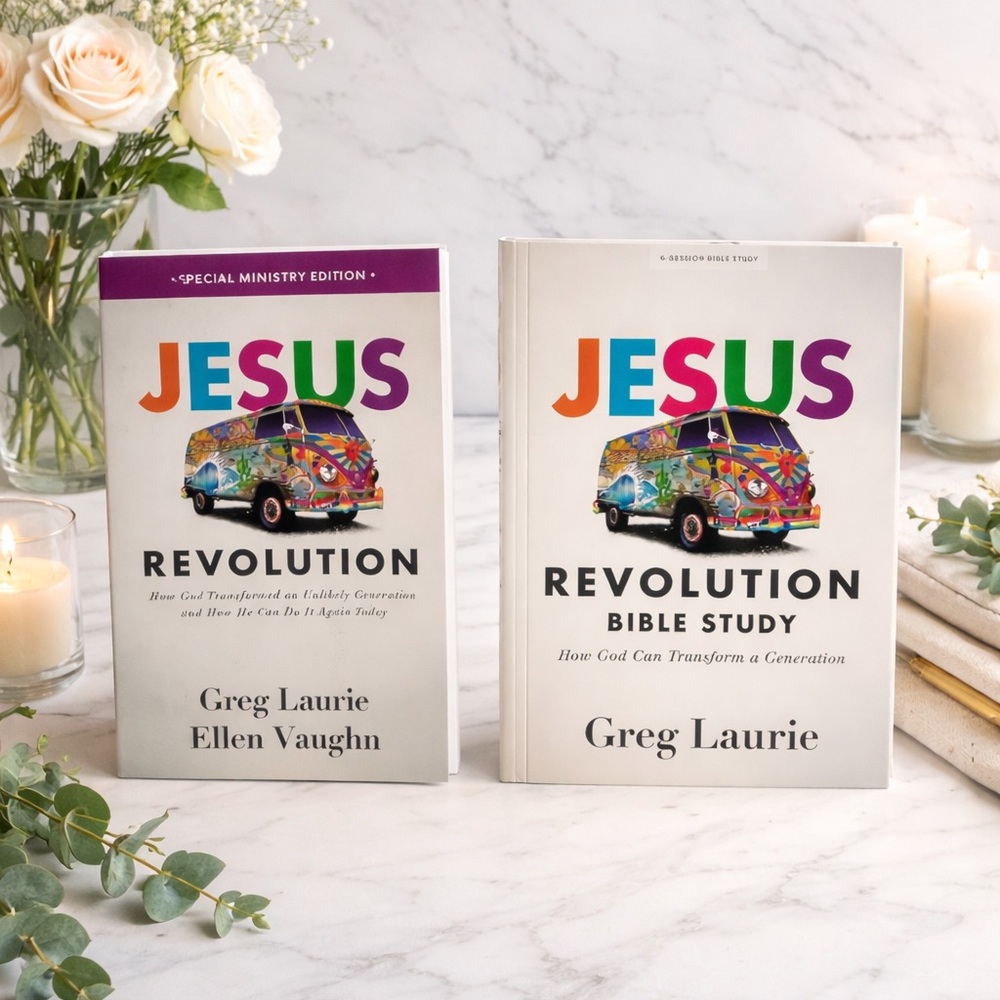 Jesus Revolution Book + Bible Study Set Greg Laurie